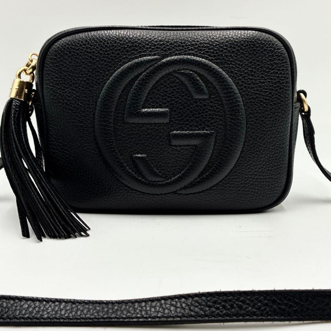 LALALA　グッチ ディスコ ショルダーバッグ ソーホー レザー