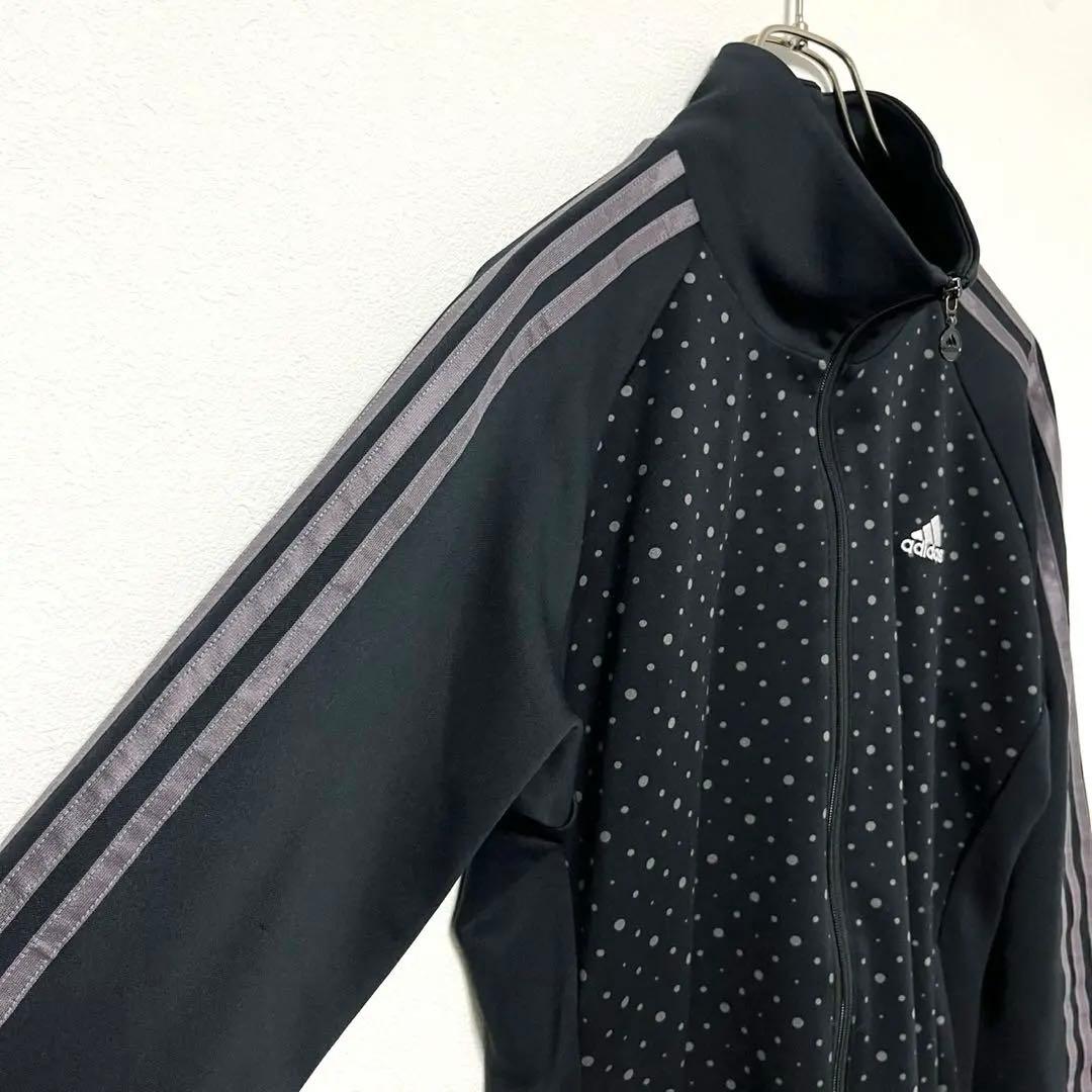 adidas アディダストラックジャケット ジャージ ブラック水玉 希少