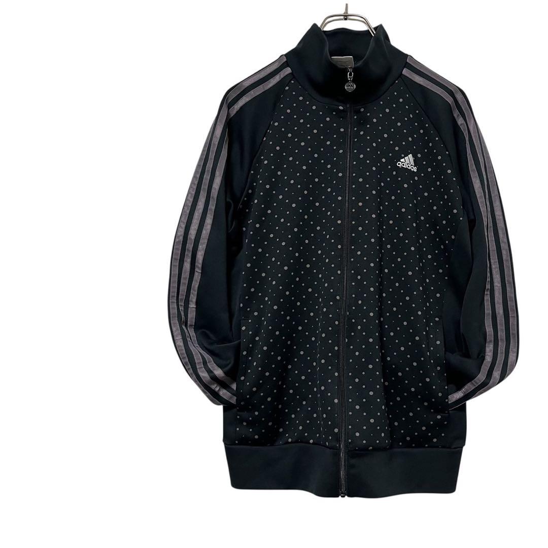 adidas アディダストラックジャケット ジャージ ブラック水玉 希少