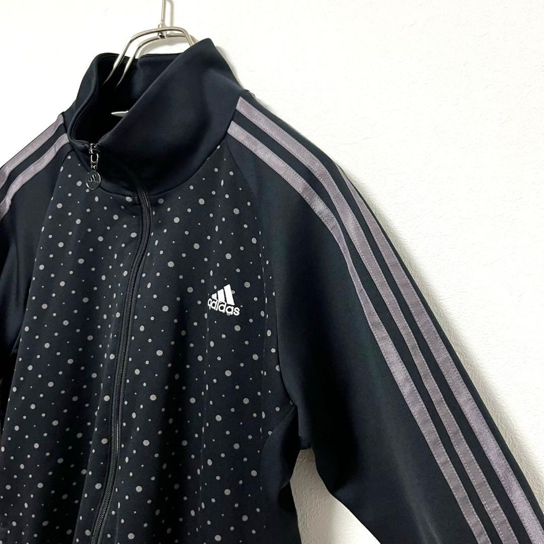 adidas アディダストラックジャケット ジャージ ブラック水玉 希少