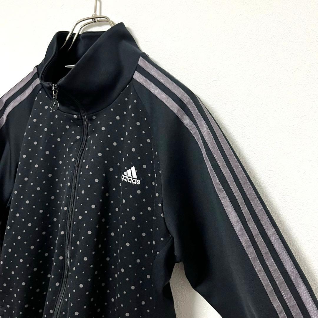 adidas アディダストラックジャケット ジャージ ブラック水玉 希少