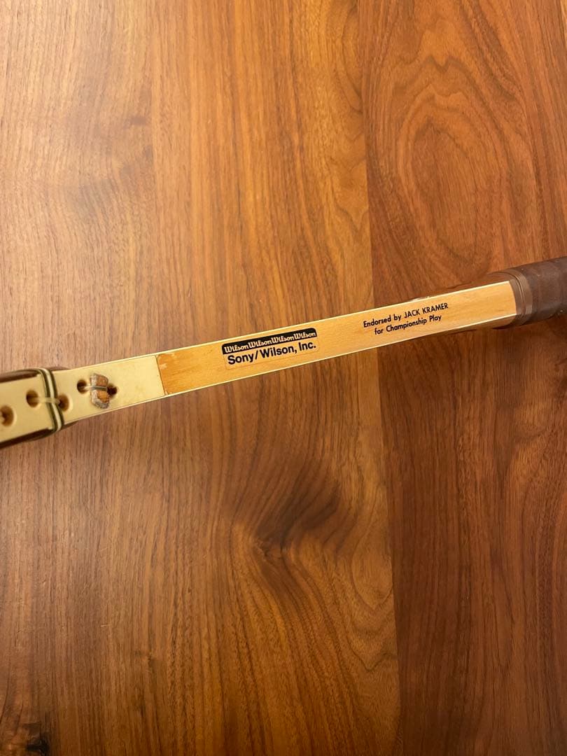Wilson Jack Kramer Pro Staff ラケット 木製