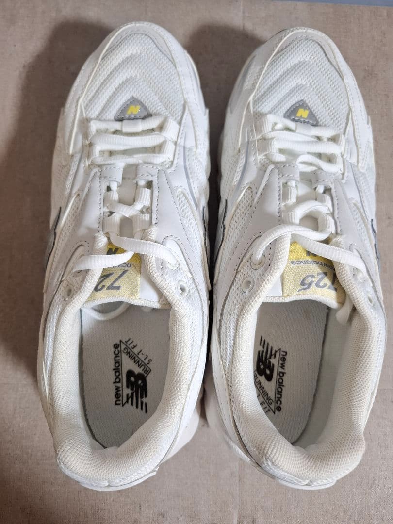 【未使用級】NewBalance ML725AF 25cm ホワイト/イエロー