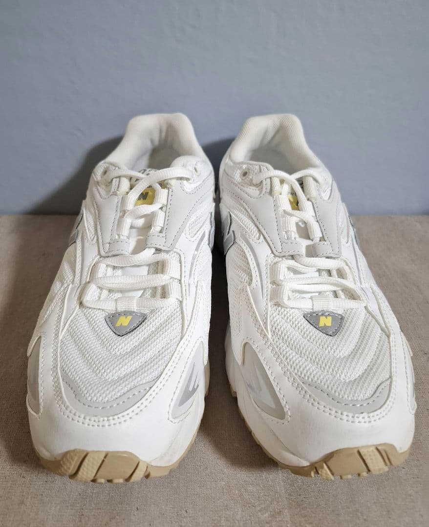 【未使用級】NewBalance ML725AF 25cm ホワイト/イエロー