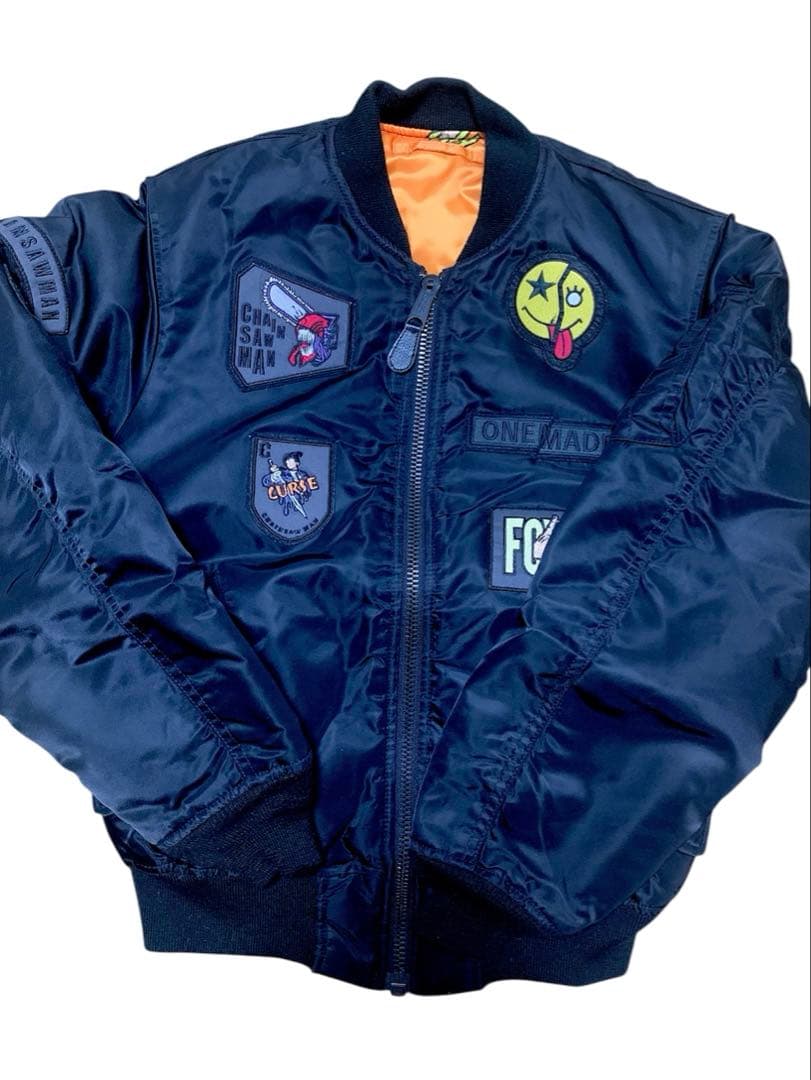 チェンソーマン×AVIREX MA-1 ブラック　限定品