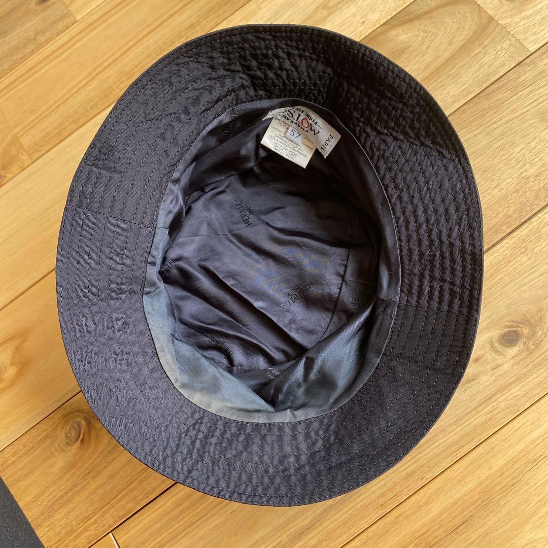 エルメス バケットハット レザーファスナー