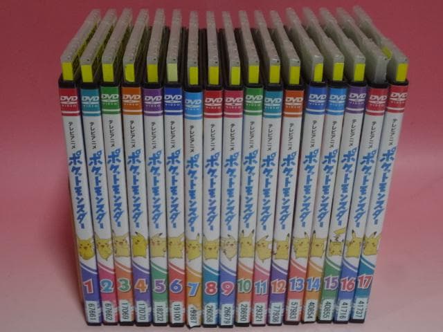 DVD ポケットモンスター 新無印 2019 1-33巻 全巻 レンタル