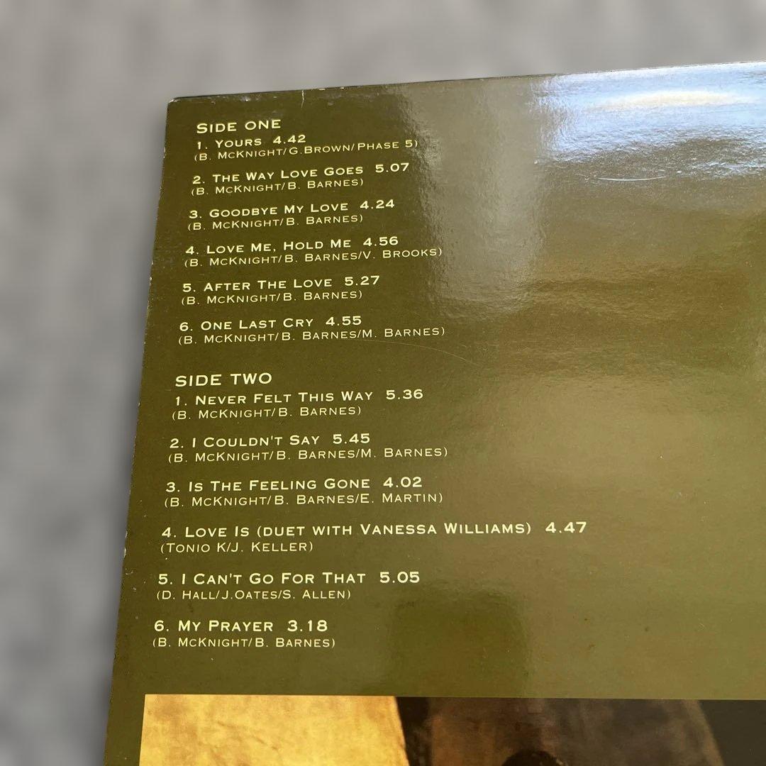 Brian McKnight LP SAME 見送ったら次はないかも