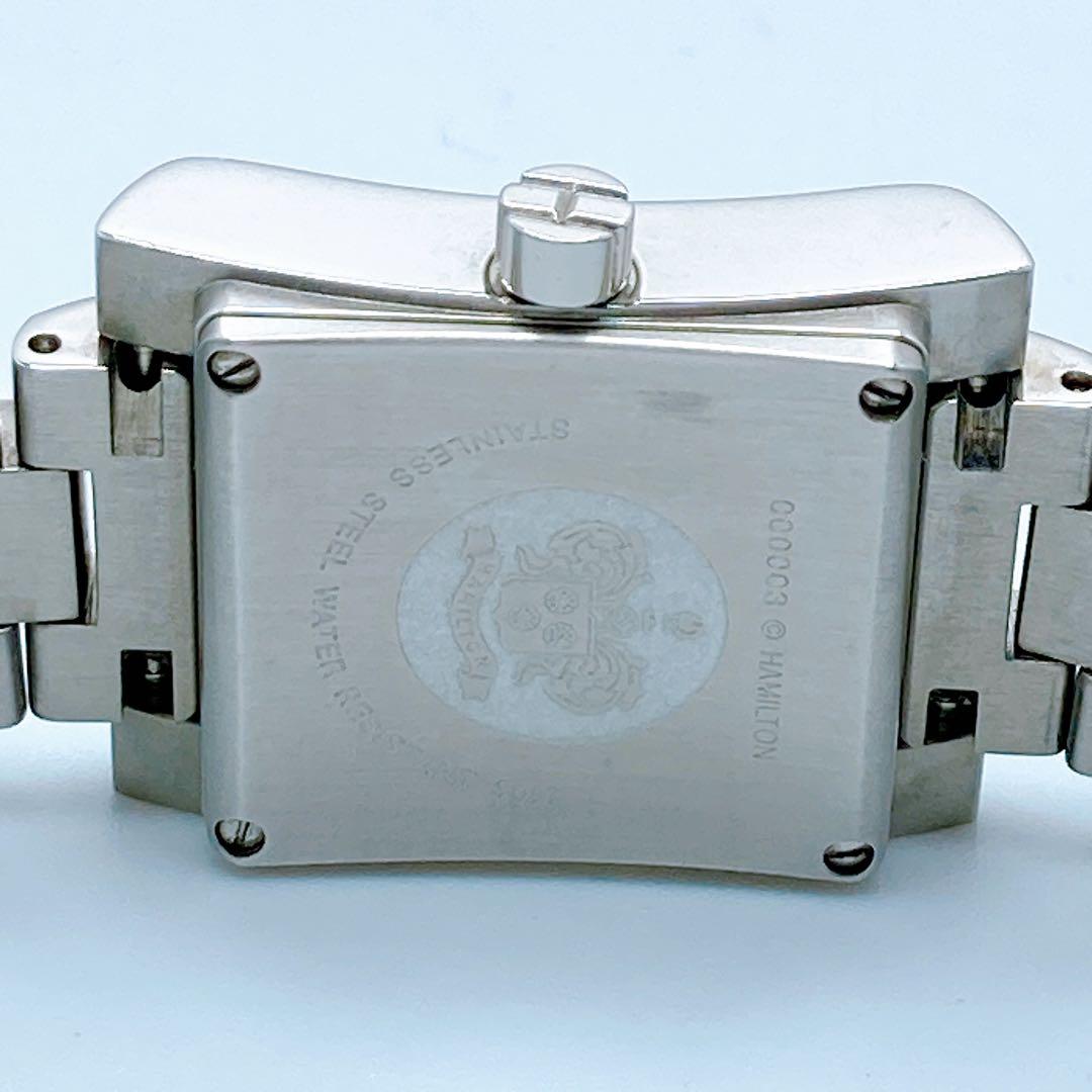 500 ハミルトン　グラマシー　000003 デイト　スクエア　腕時計　希少