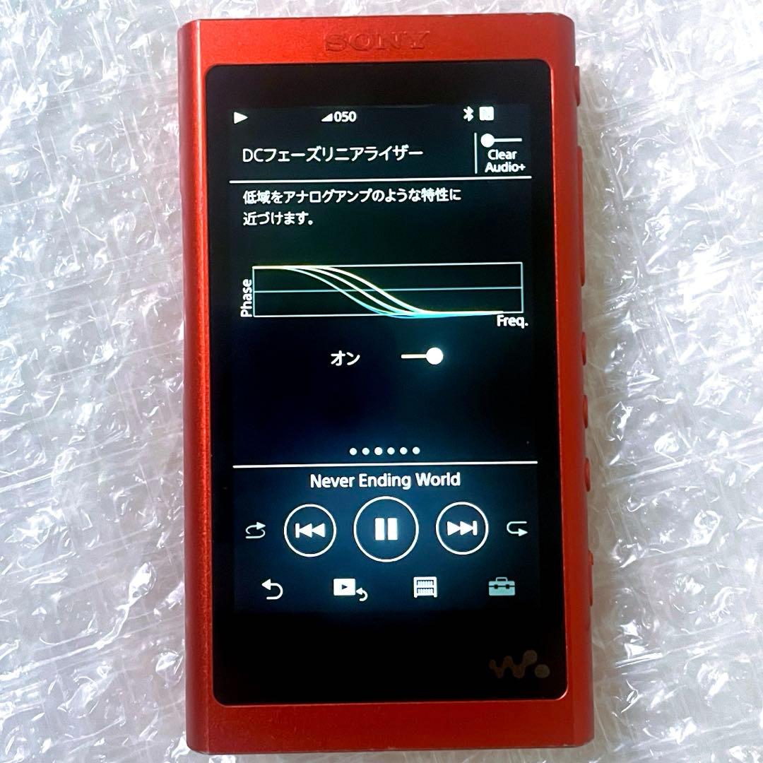 SONY WALKMAN NW-A55 レッド 本体 充電ケーブル付