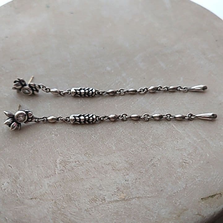 【期間限定お値下げ】Bloody Mary ウォーターローズピアス 水咲花　両耳