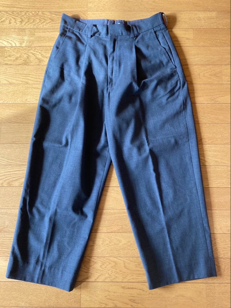 パンツ THE DAY : WOOL WIDE PANTS