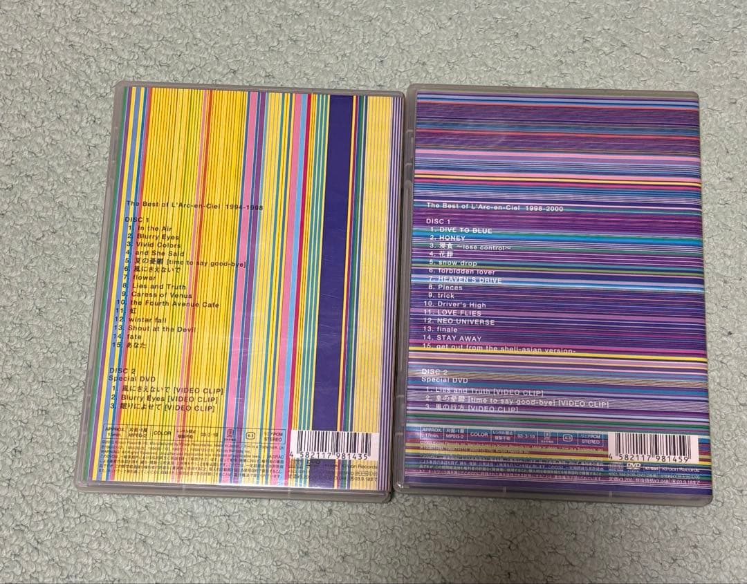 L'Arc〜en〜Ciel　CD・DVDセット