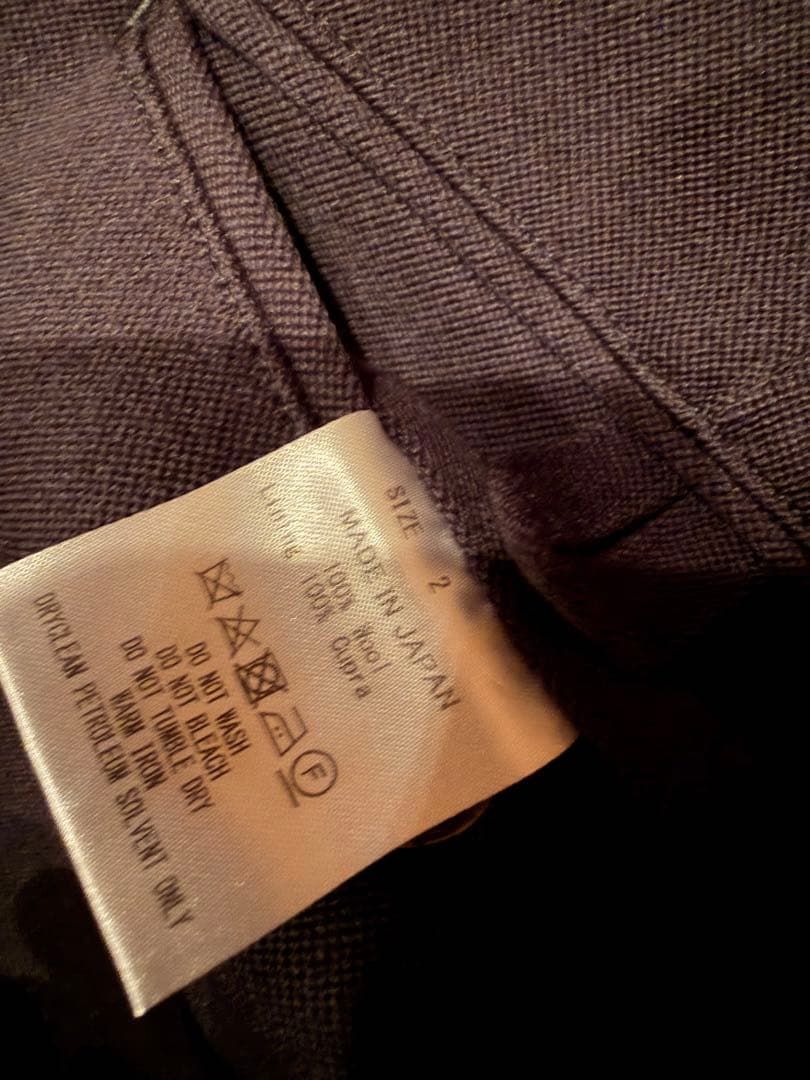 MARKAWARE　タキシードクロス　バラックドレストラウザーズ　Size2