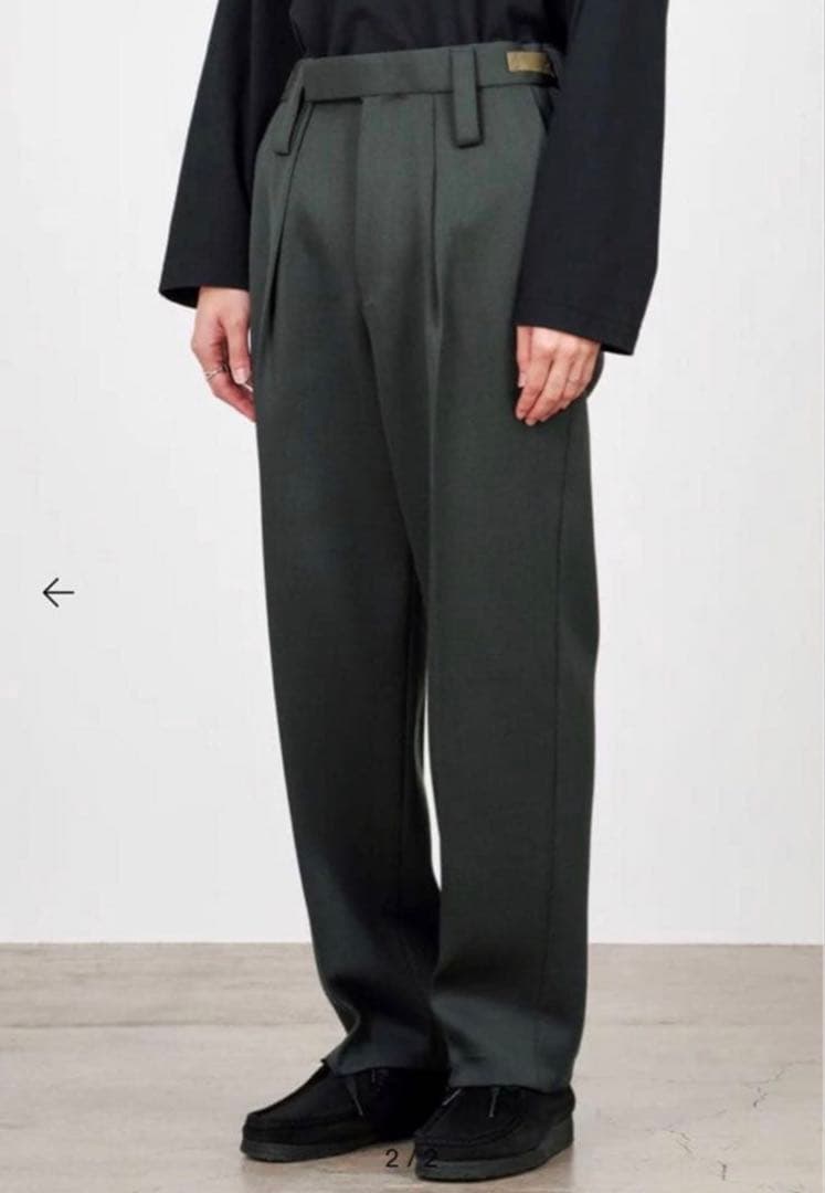 MARKAWARE　タキシードクロス　バラックドレストラウザーズ　Size2