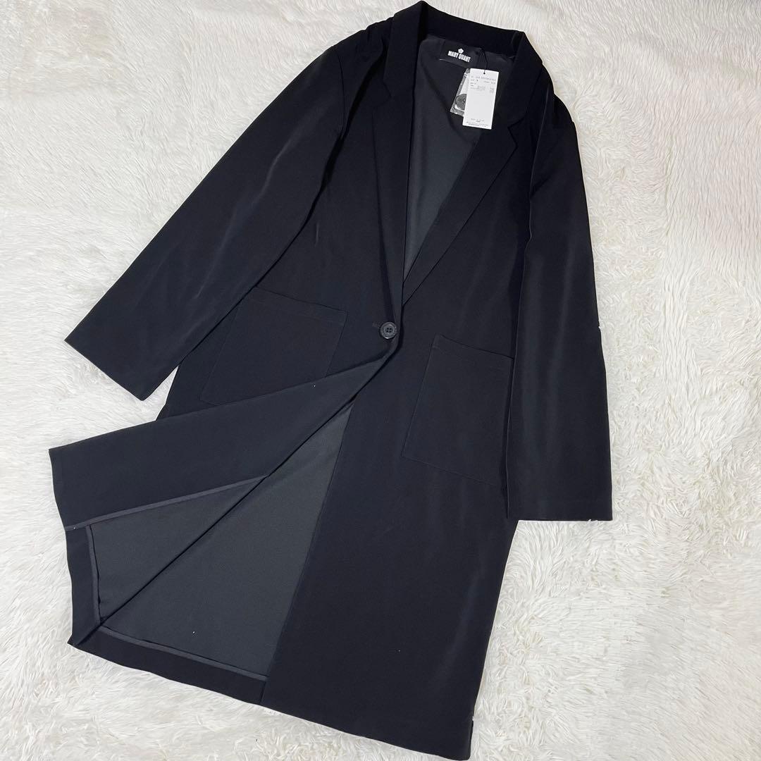 【新品タグ付】マリークワント ロングコート ジャケット Mサイズ ブラック