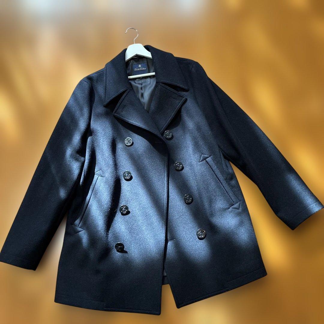Brooks Brothers ネイビーピーコート Lサイズ位