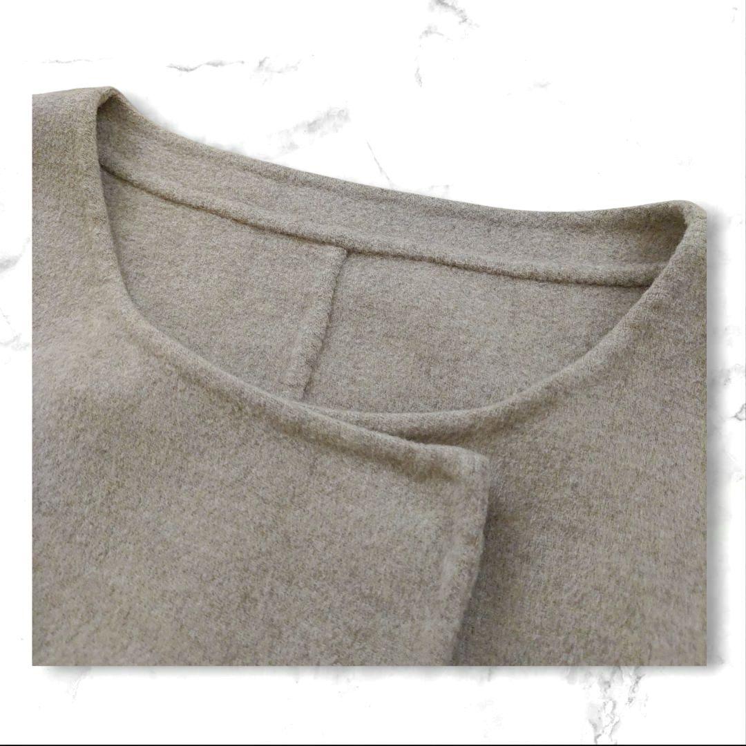 スローブイエナ ハミルトン ダブルフェイス ショート コート ウール コクーン