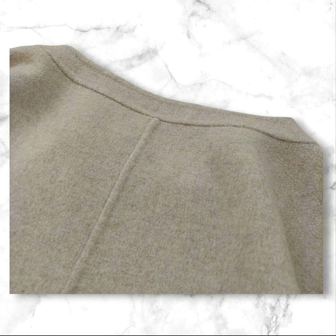 スローブイエナ ハミルトン ダブルフェイス ショート コート ウール コクーン