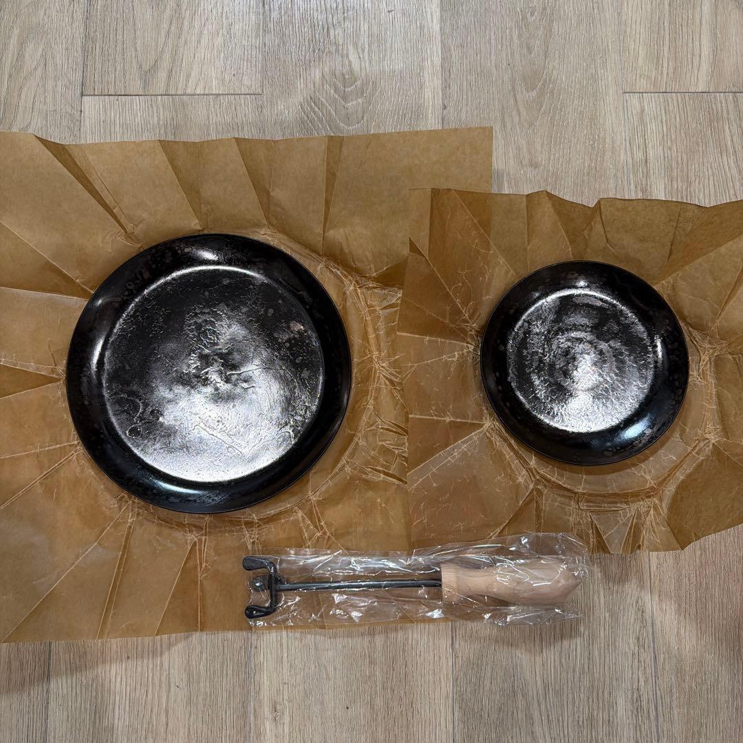 TAKIBISMフライパンディッシュ中&小 ディッシュハンドル3点セット