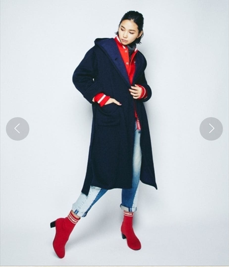 ヒステリックグラマー 「PANDA」MANIA スタジャン　赤　Sサイズ