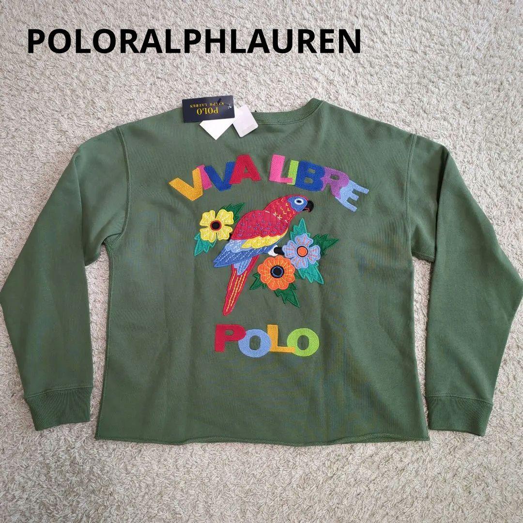 【タグ付極美品】ポロラルフローレン　トレーナー　　現行タグ　バッグロゴ刺繍