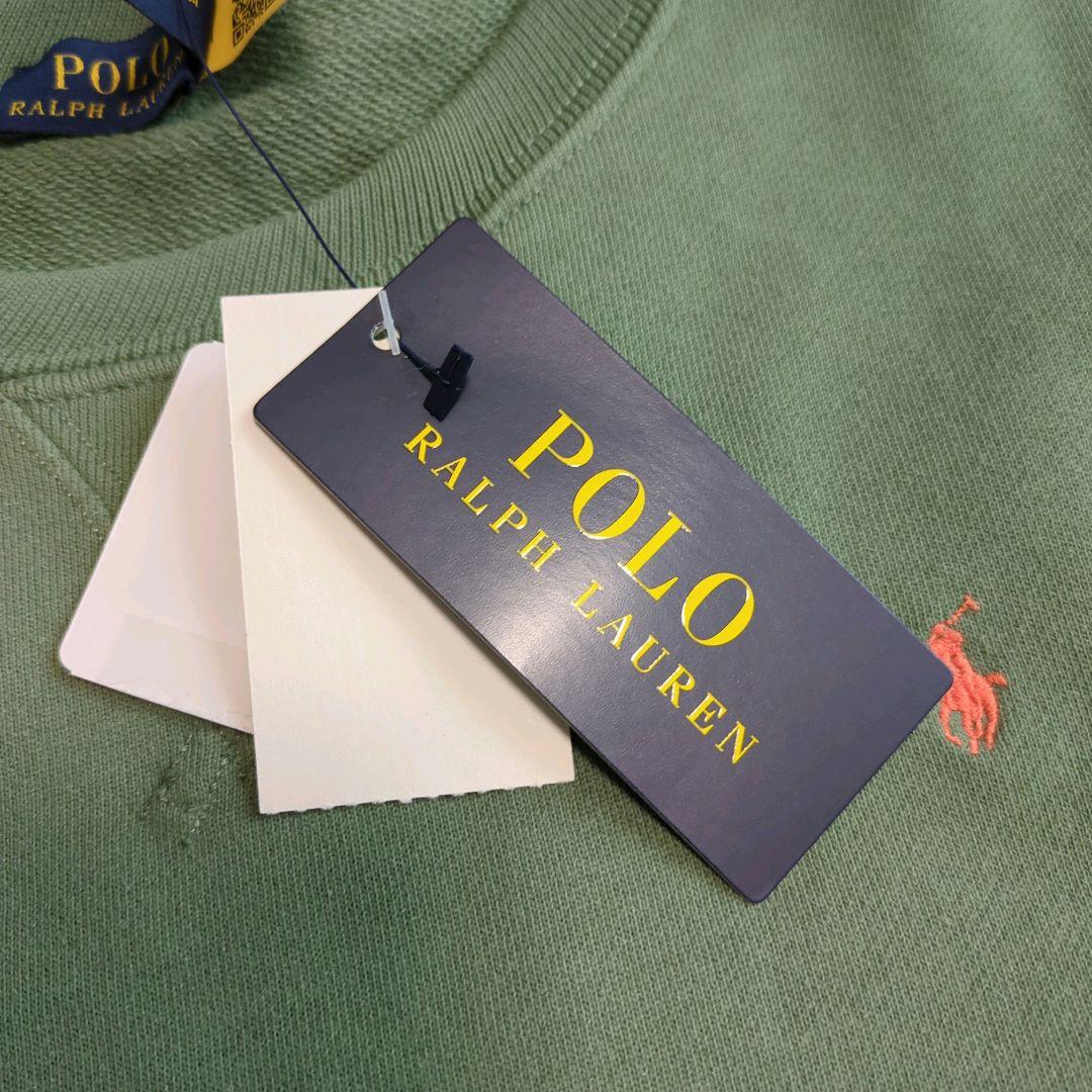 【タグ付極美品】ポロラルフローレン　トレーナー　　現行タグ　バッグロゴ刺繍