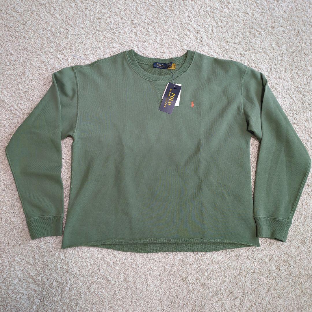 【タグ付極美品】ポロラルフローレン　トレーナー　　現行タグ　バッグロゴ刺繍