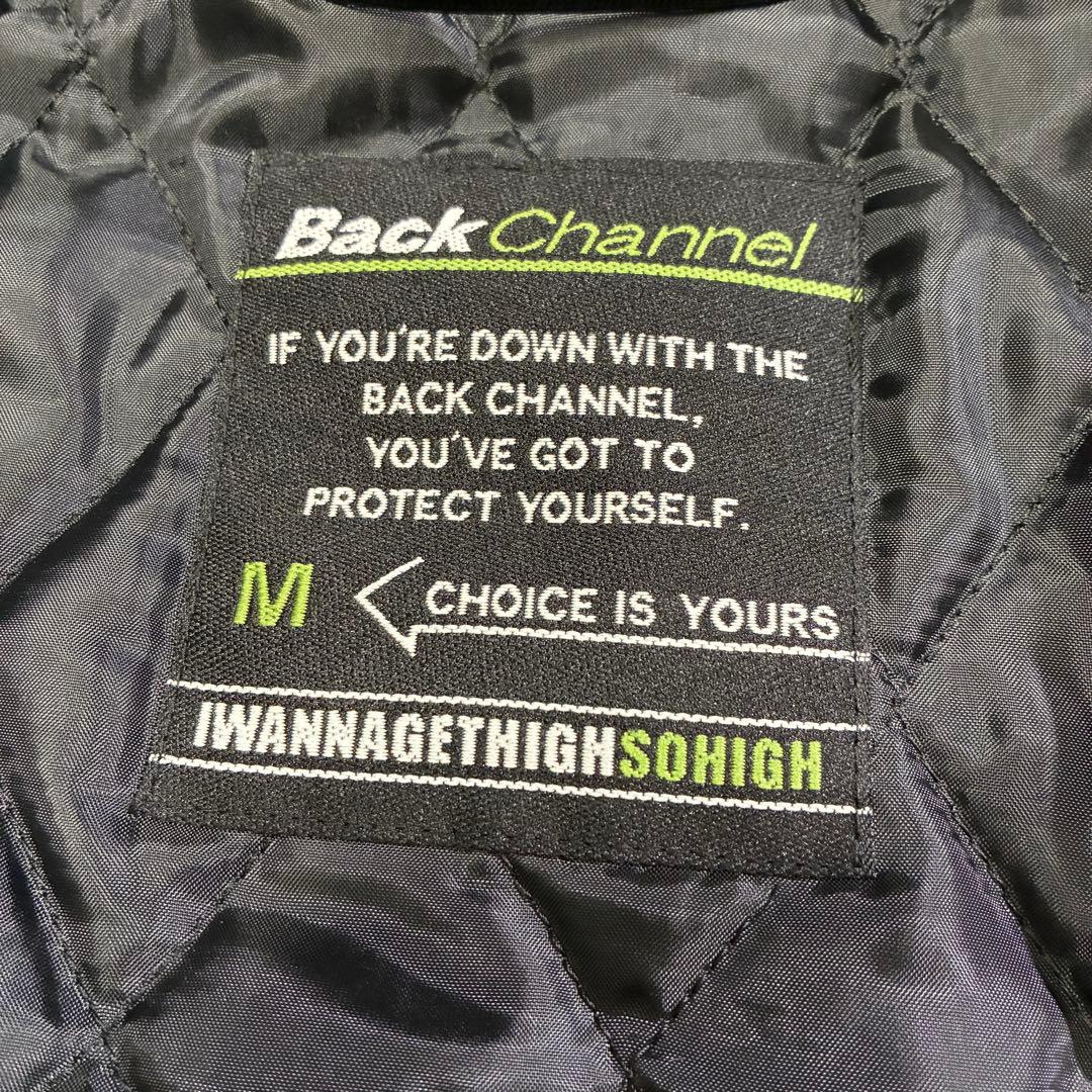 【美品】バックチャンネル ウールスタジャン STADIUM JKT Mサイズ 黒