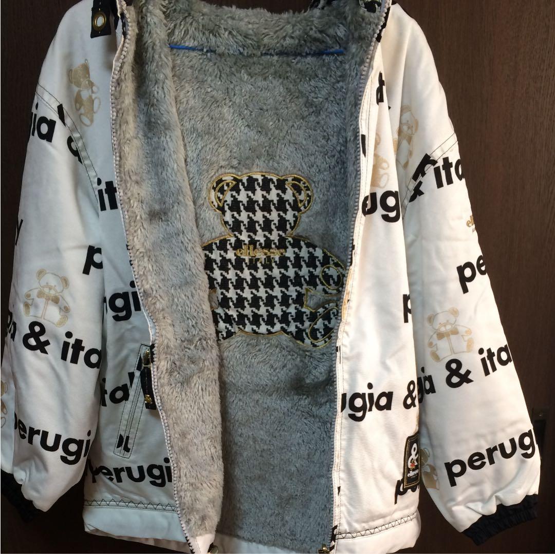 スキ－ウエア   ベア柄    エレッセ    フワフワモコモコリバーシブル