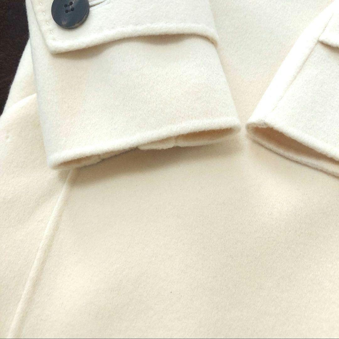 美品♡【FOXEY】カシミヤ100% チェスターコート クリーム 38