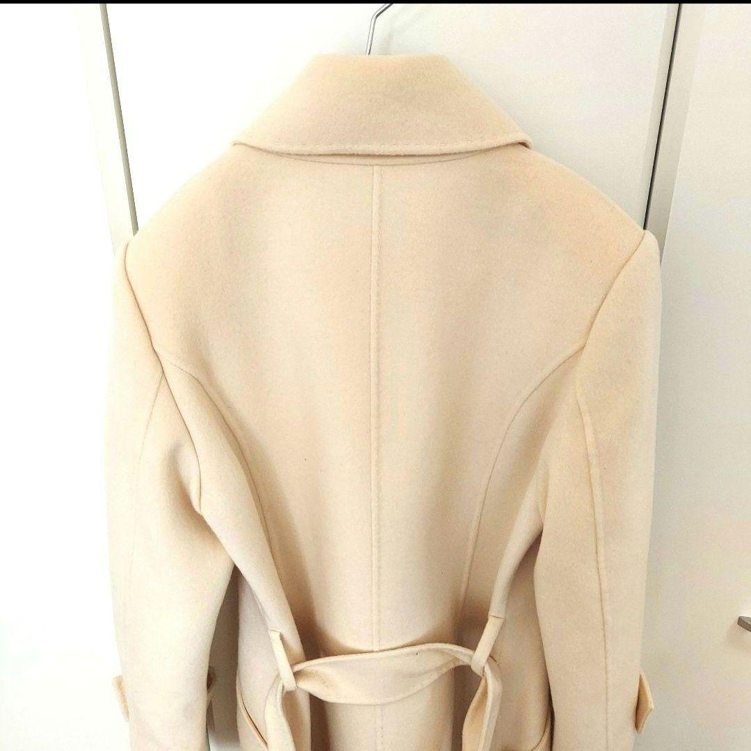 美品♡【FOXEY】カシミヤ100% チェスターコート クリーム 38