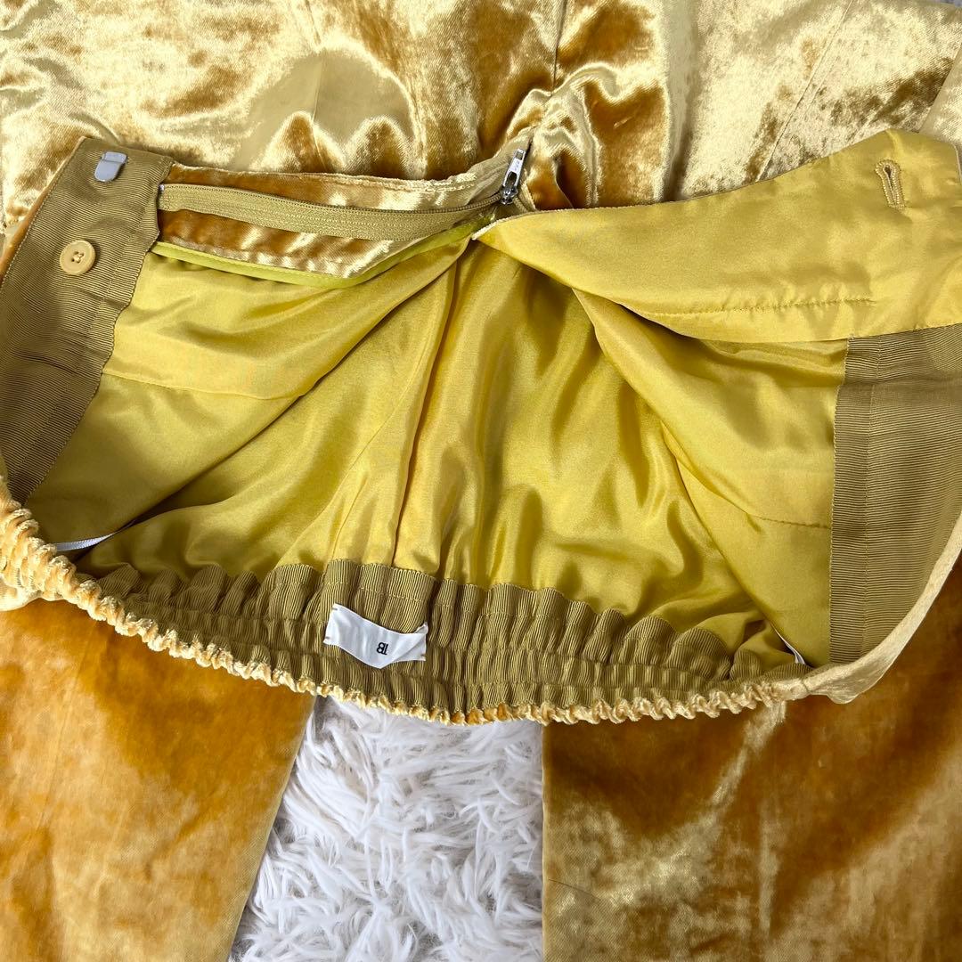 【極美品】2023年 トゥモローランドビー ベロアパンツ イエロー 定価8.4万