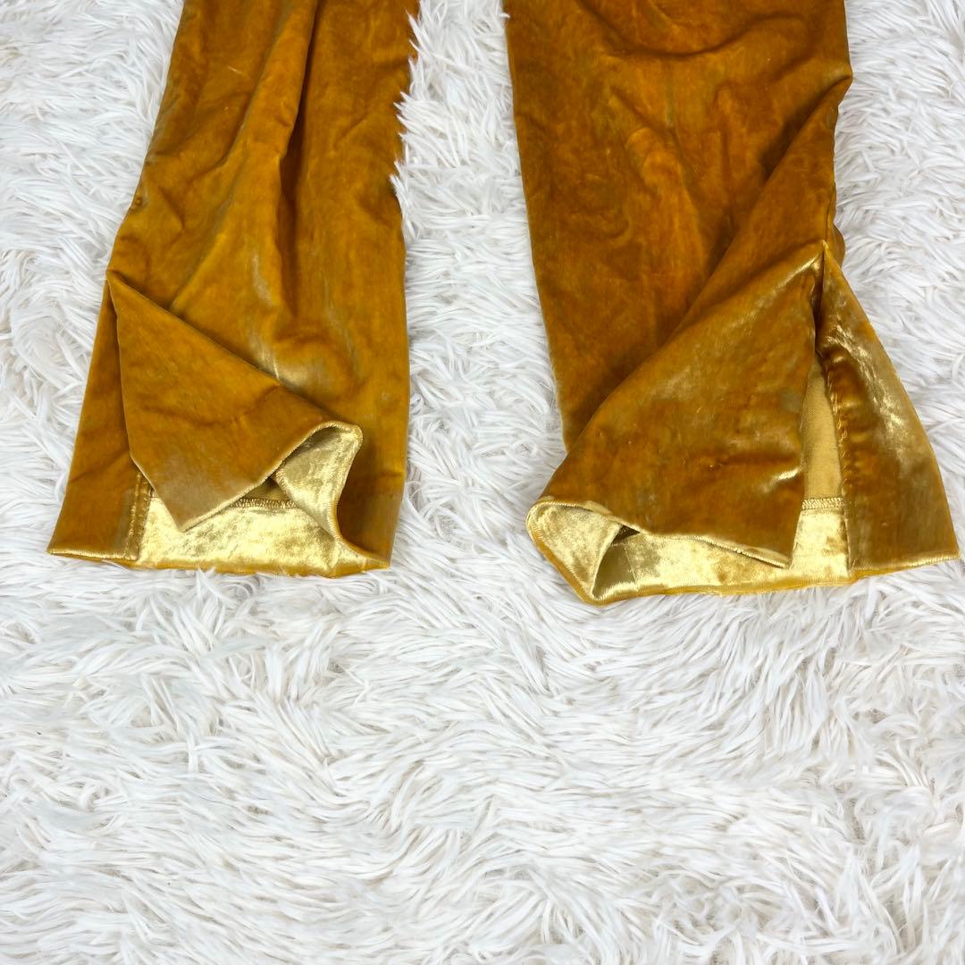 【極美品】2023年 トゥモローランドビー ベロアパンツ イエロー 定価8.4万