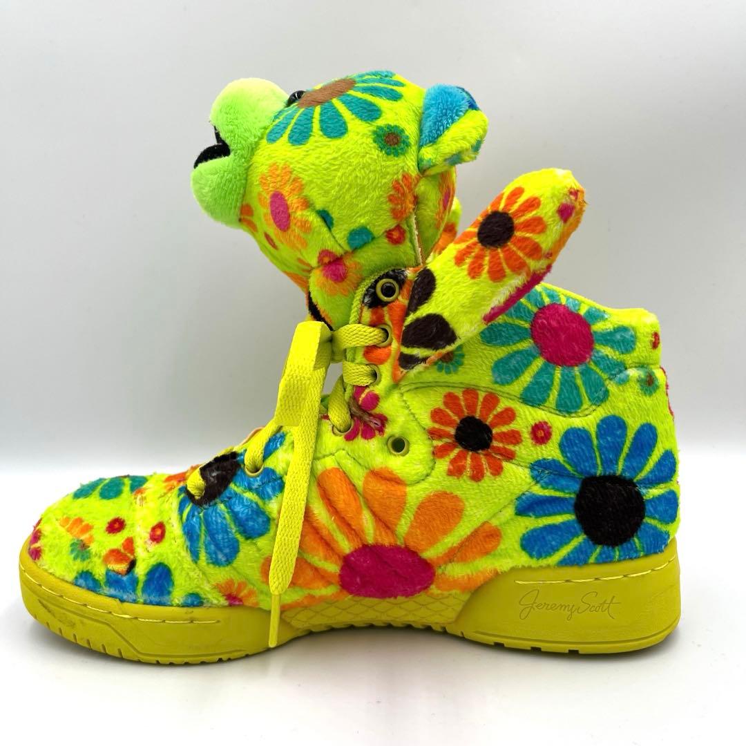 美品　アディダスadidas ジェレミー・スコット　ハイカット スニーカー クマ