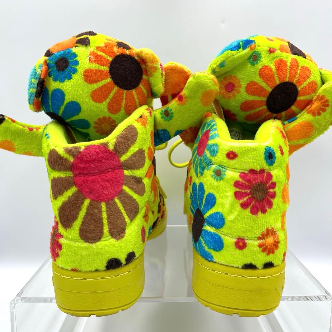 美品　アディダスadidas ジェレミー・スコット　ハイカット スニーカー クマ