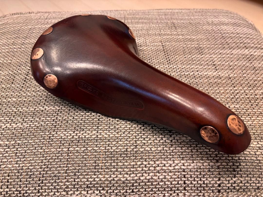 ブルックス　革サドル　チームプロフェッショナル　レザー　ブラウン　BROOKS