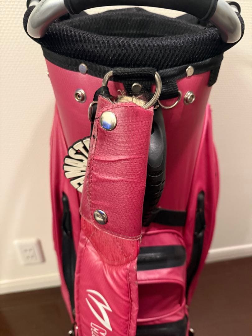 ⭐︎値下げ　キャディバッグ　マスターバニーエディション ゴルフバッグ ピンク