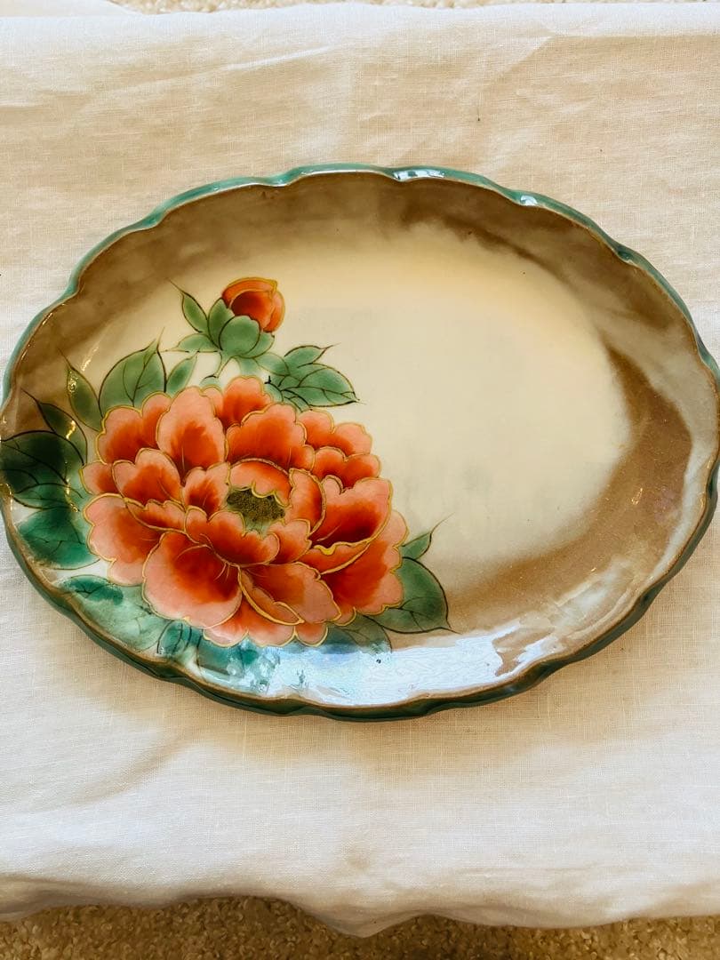 モ*モ様 とう葊窯　楕円皿3枚セット