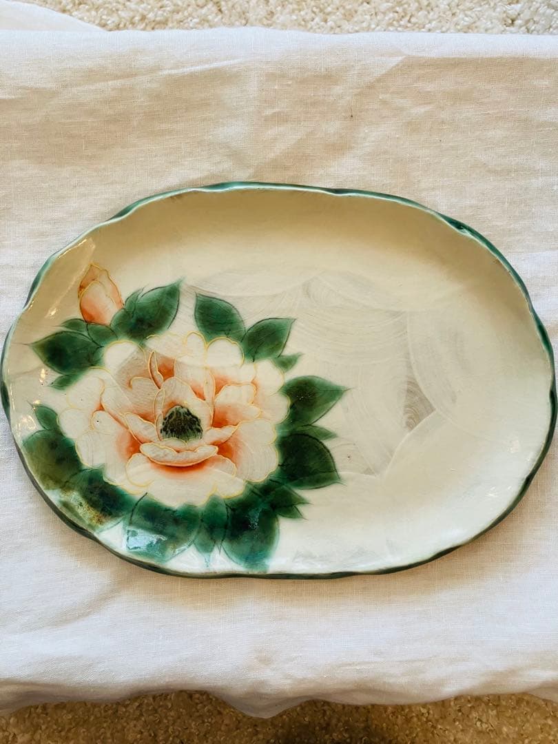 モ*モ様 とう葊窯　楕円皿3枚セット