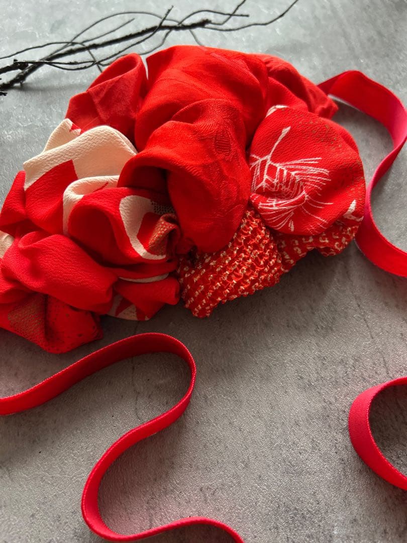 つ*ま様 七五三　七五三髪飾り　ヘッドドレス　着物髪飾り　リメイク髪飾り　022