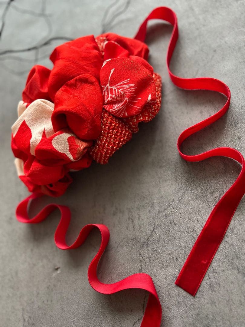 つ*ま様 七五三　七五三髪飾り　ヘッドドレス　着物髪飾り　リメイク髪飾り　022