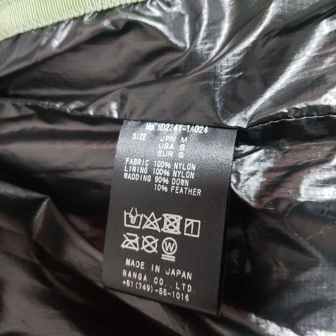 NANGA　マゼノリッジ　ベスト　サイズM　カーキ／イエロー