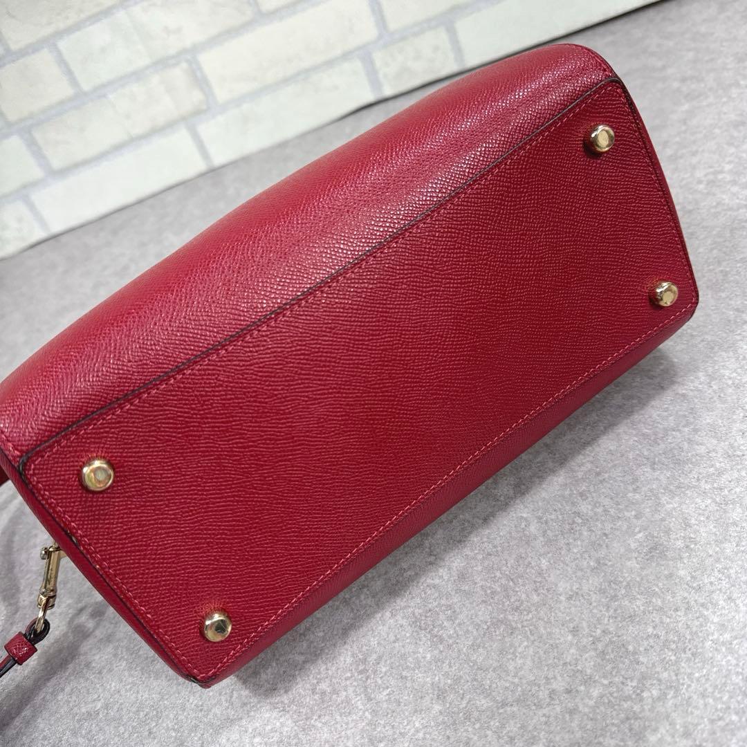 COACH コーチ ローアン サッチェル 2way ショルダーバッグ レッド