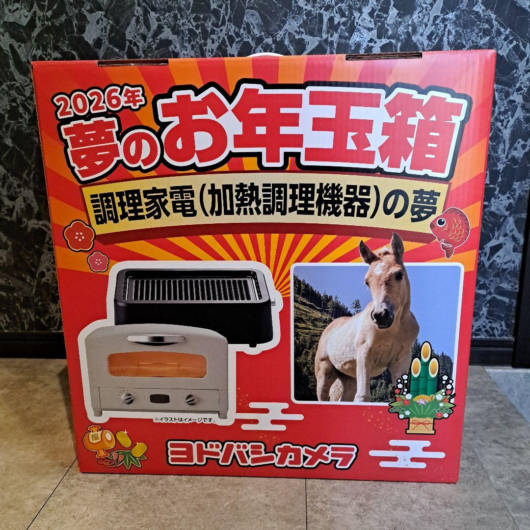 2026年 夢のお年玉箱 調理家電(加熱調理機器)の夢