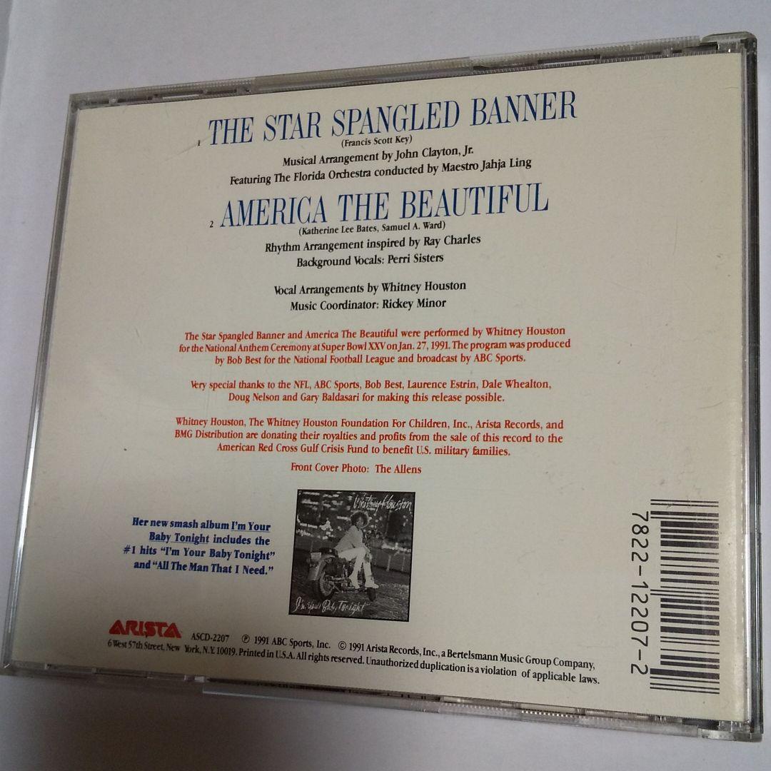 【CD】アメリカ国歌　LIVE ホイットニー・ヒューストン