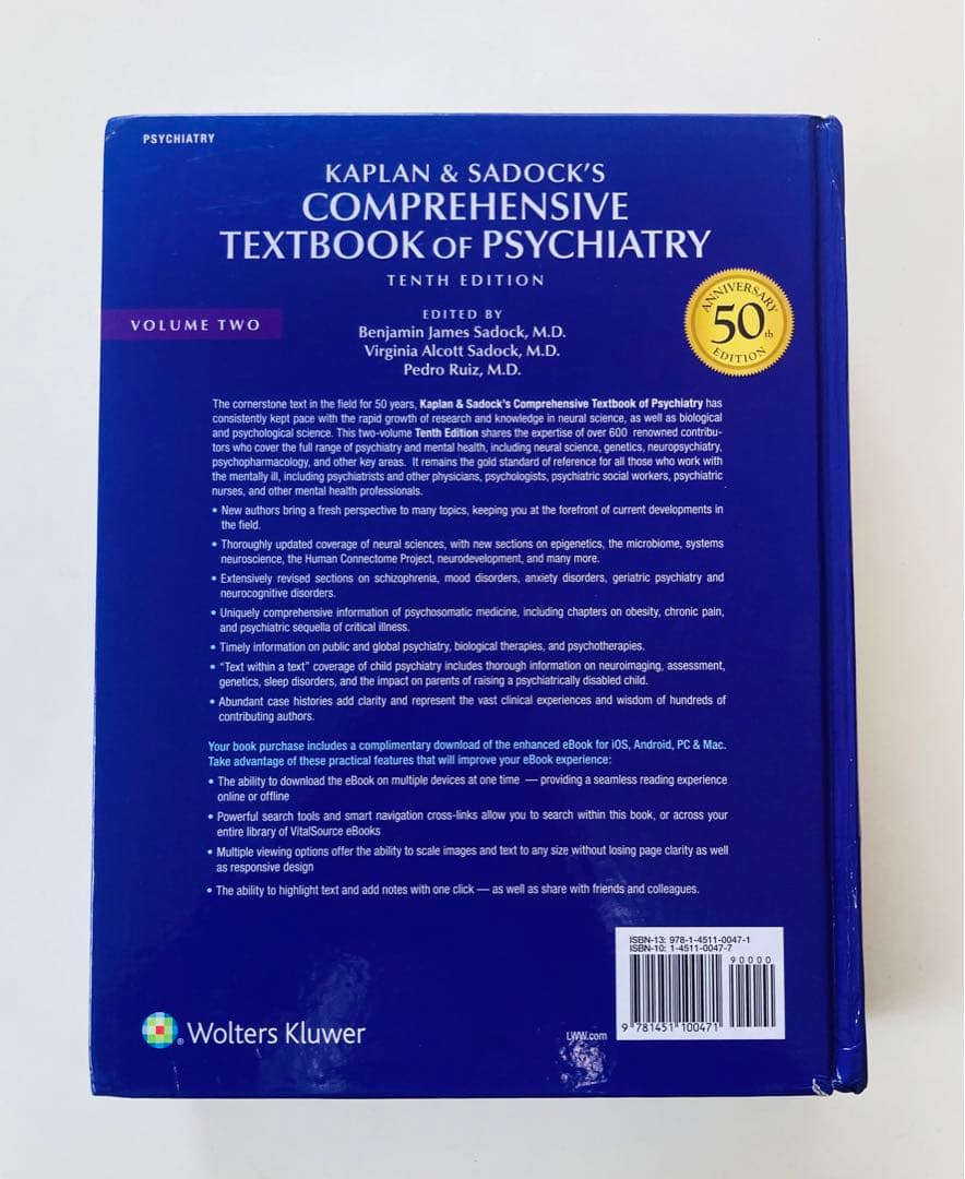 洋書 Kaplan and Sadock's Comprehensive