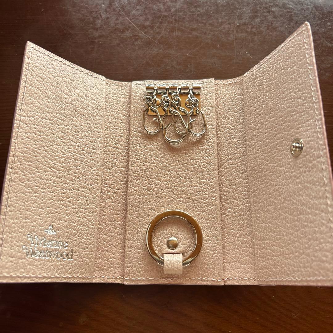 Vivienne Westwood レザーキーケース ピンク