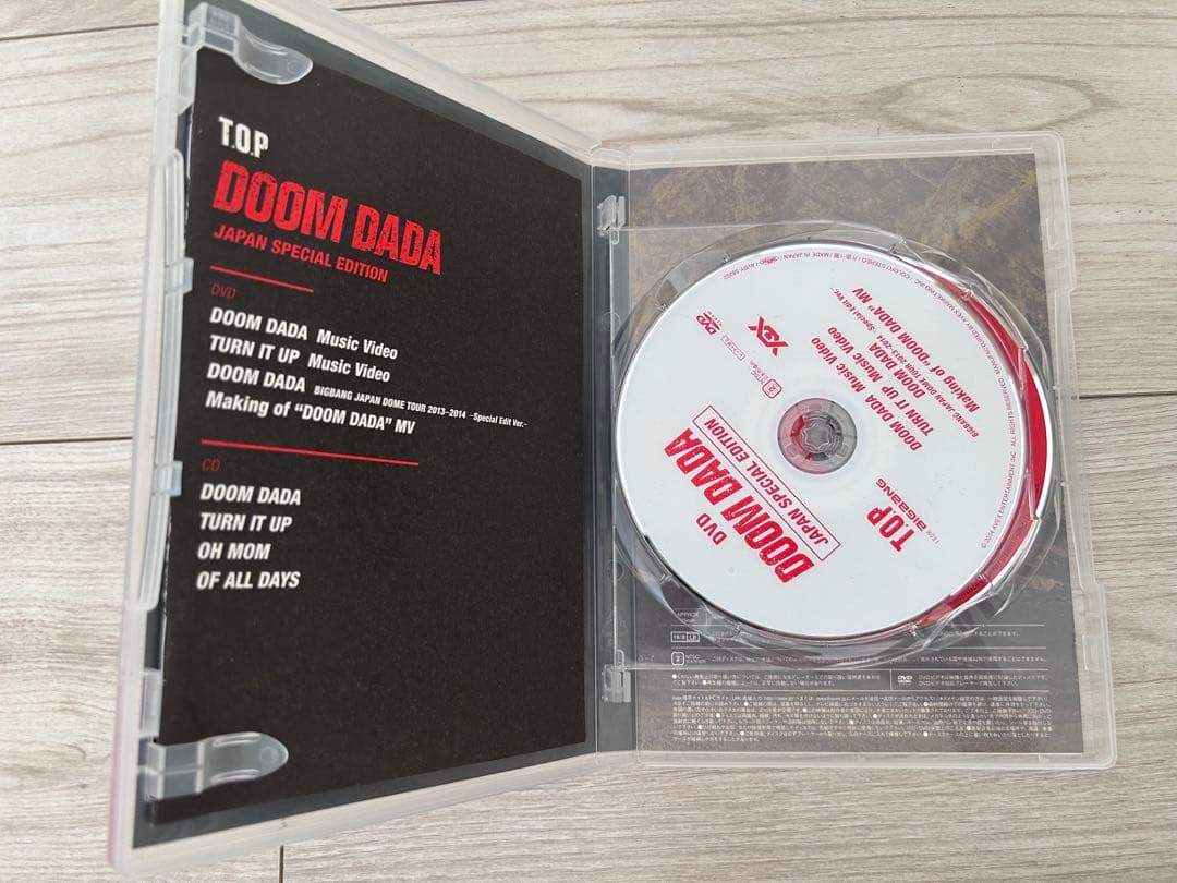 T.O.P「DOOM DADA JAPAN SPECIAL EDITION」