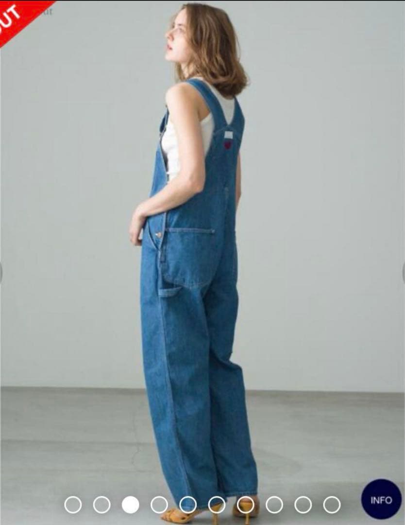 ヤングアンドオルセン　サロペット　ロンハーマン別注